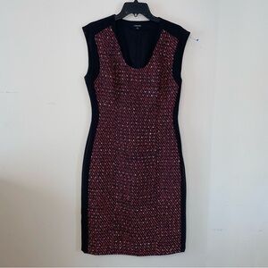 J Peterman Most Flattering Tweed Dress Size 10